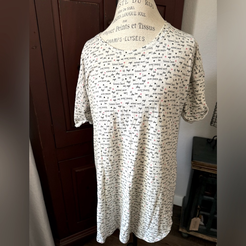 Victoria’s Secret Pajamas Sleep Shirt Small Cotton Blend Nightshirt